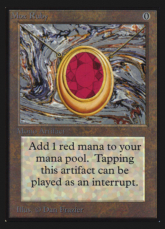 Mox Ruby [International Collectors' Edition] | Tables and Towers