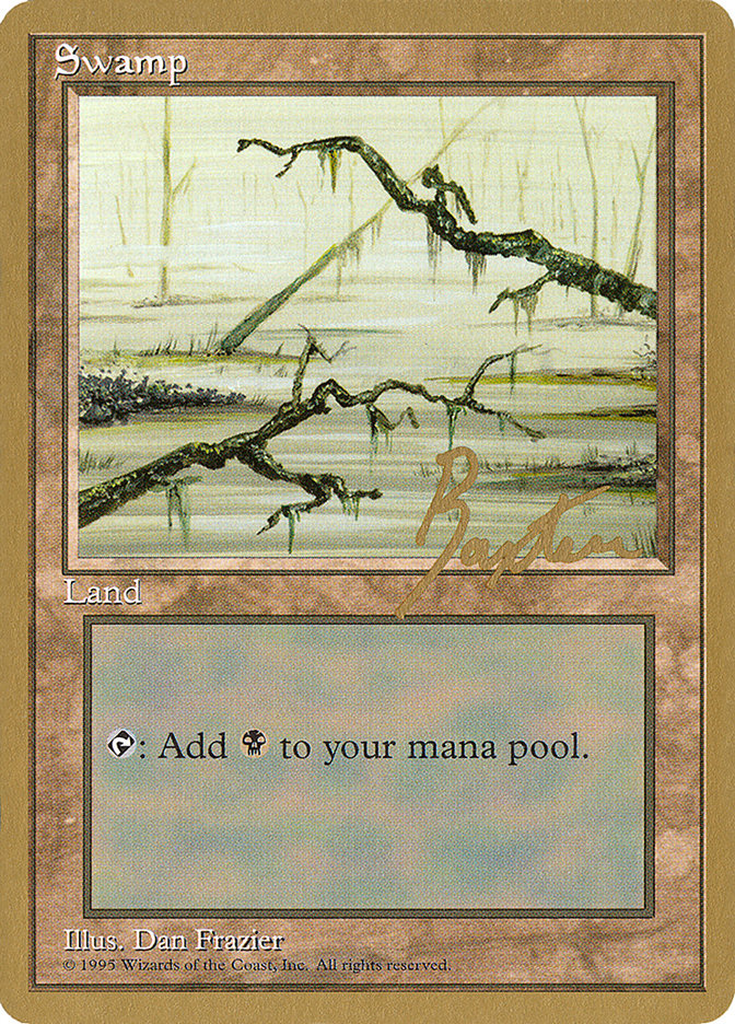 Swamp (gb371) (George Baxter) [Pro Tour Collector Set] | Tables and Towers