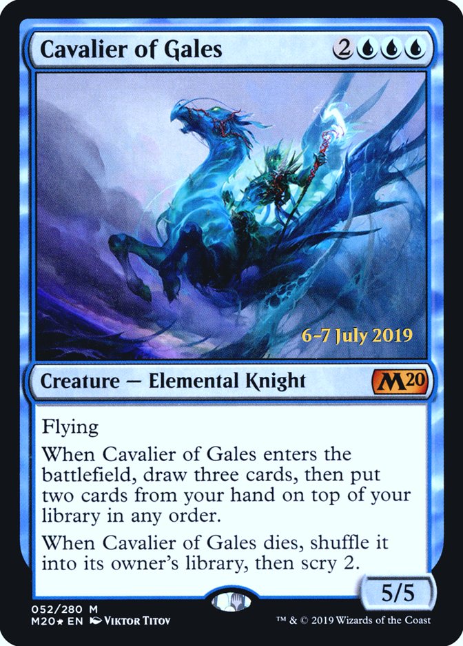 Cavalier of Gales [Core Set 2020 Prerelease Promos] | Tables and Towers