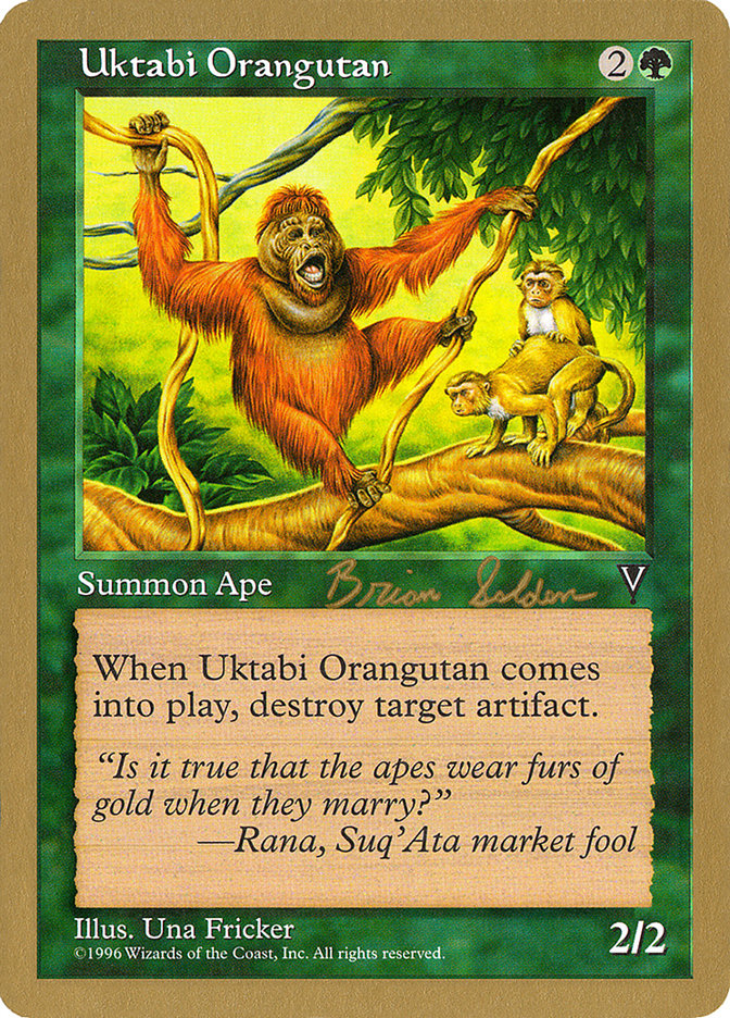 Uktabi Orangutan (Brian Selden) [World Championship Decks 1998] | Tables and Towers