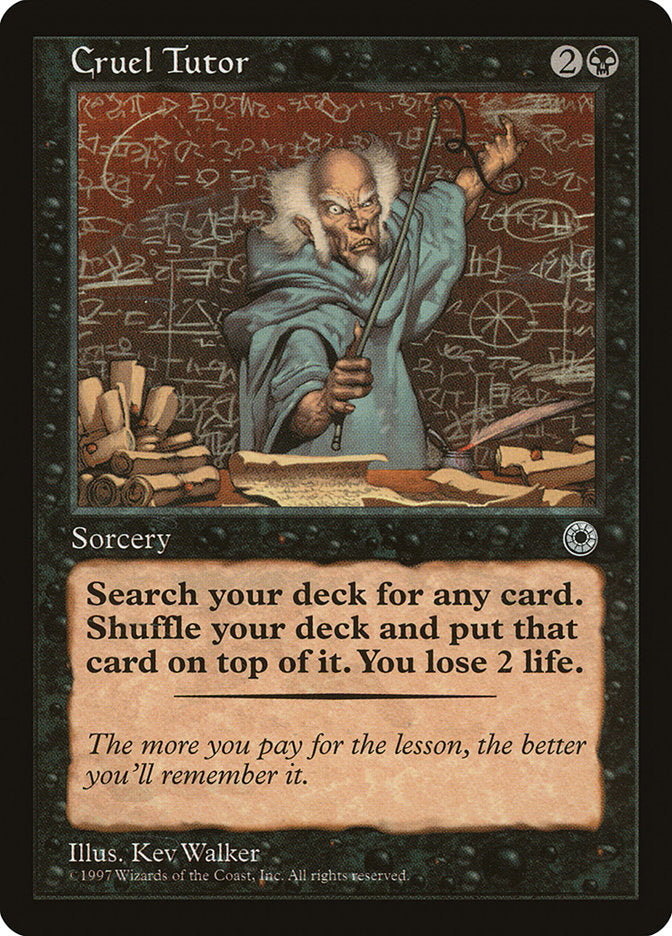 Cruel Tutor [Portal] | Tables and Towers