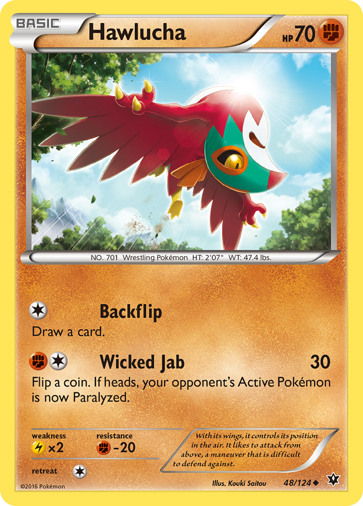 Hawlucha (48/124) [XY: Fates Collide] | Tables and Towers