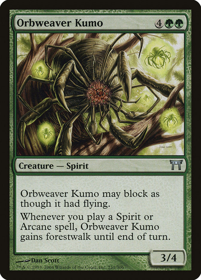 Orbweaver Kumo [Champions of Kamigawa] | Tables and Towers