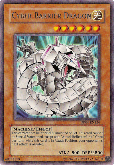 Cyber Barrier Dragon [DR04-EN126] Rare | Tables and Towers