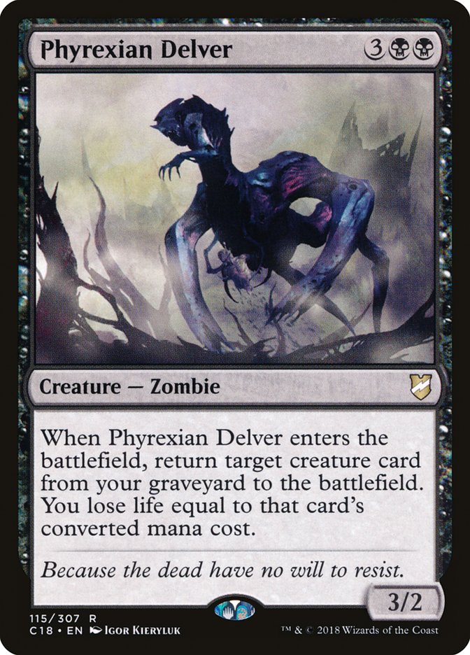 Phyrexian Delver [Commander 2018] | Tables and Towers