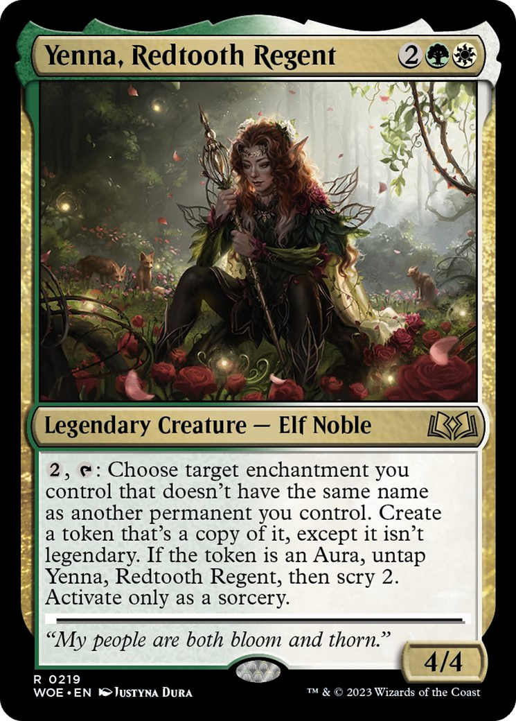 Yenna, Redtooth Regent [Wilds of Eldraine] | Tables and Towers