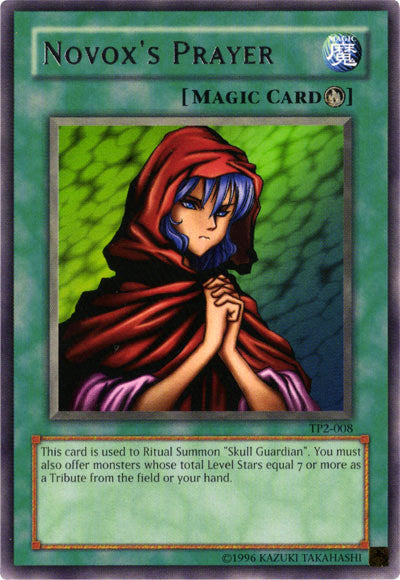 Novox's Prayer [TP2-008] Rare | Tables and Towers