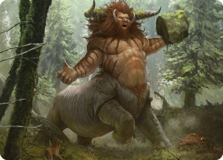 Stonehoof Chieftain Art Card [Commander Masters Art Series] | Tables and Towers