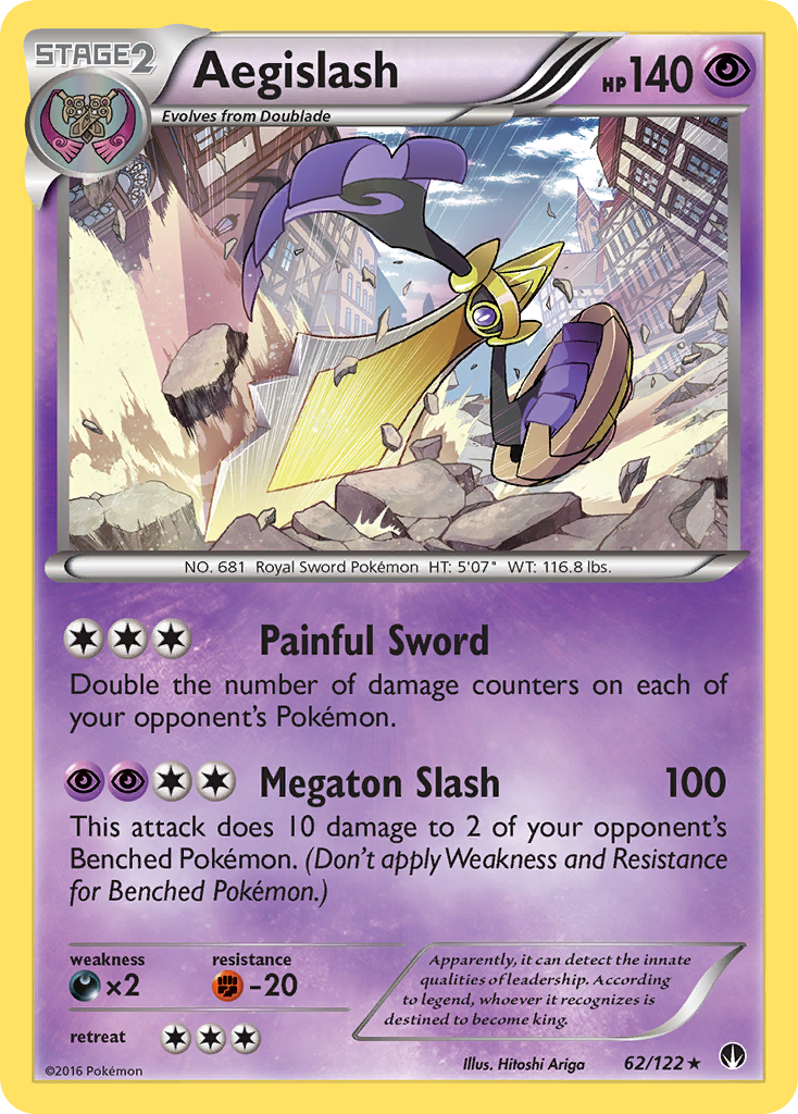 Aegislash (62/122) [XY: BREAKpoint] | Tables and Towers