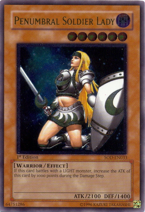 Penumbral Soldier Lady [SOD-EN033] Ultimate Rare | Tables and Towers