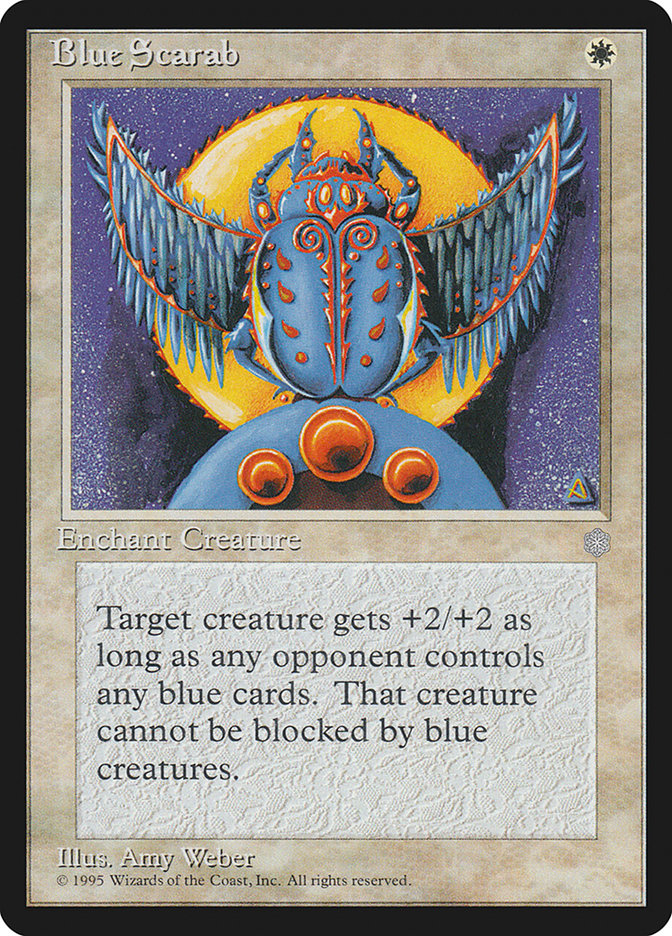 Blue Scarab [Ice Age] | Tables and Towers