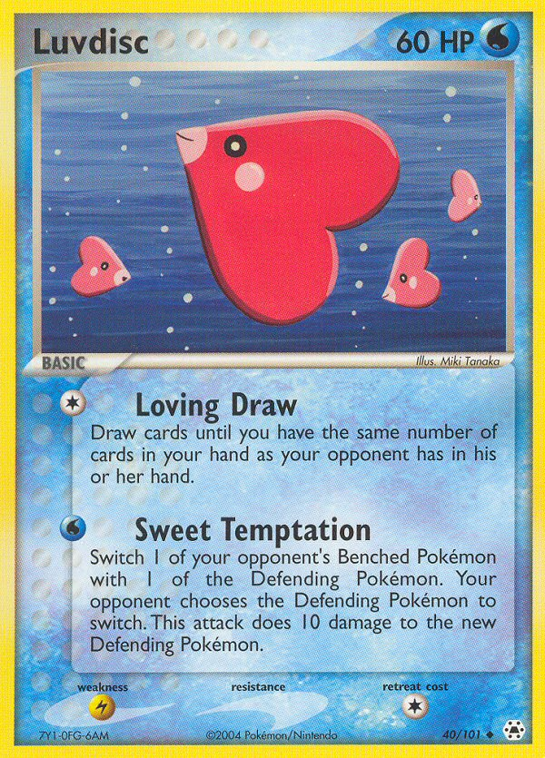 Luvdisc (40/101) [EX: Hidden Legends] | Tables and Towers