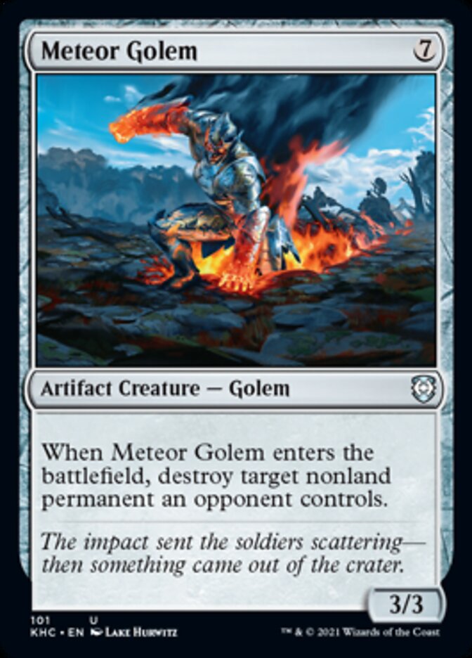 Meteor Golem [Kaldheim Commander] | Tables and Towers