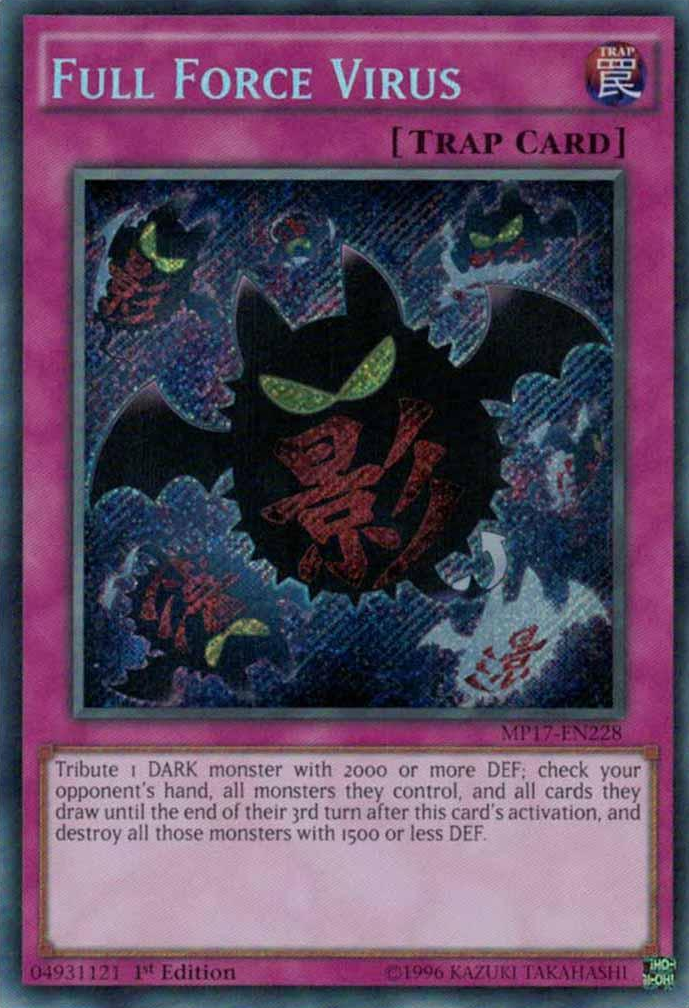 Full Force Virus [MP17-EN228] Secret Rare | Tables and Towers