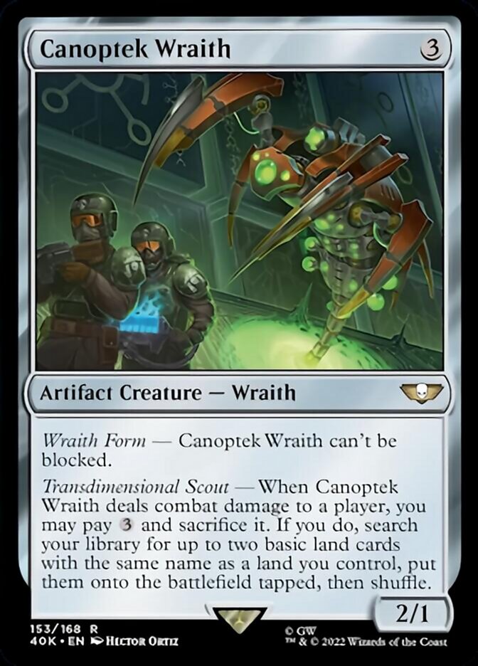 Canoptek Wraith (Surge Foil) [Warhammer 40,000] | Tables and Towers