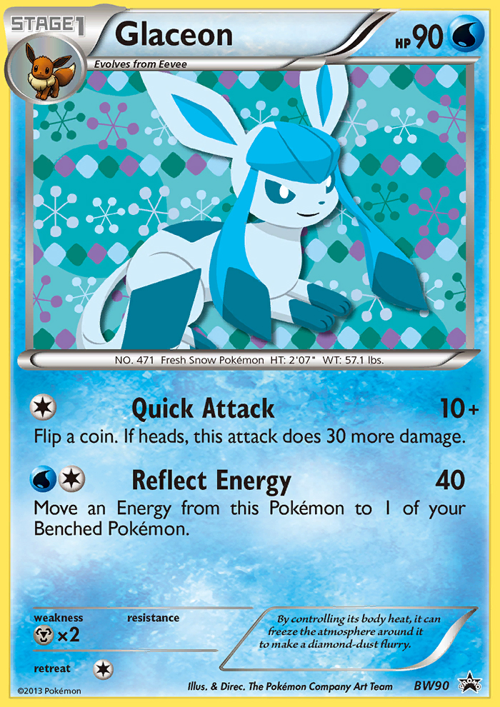 Glaceon (BW90) [Black & White: Black Star Promos] | Tables and Towers