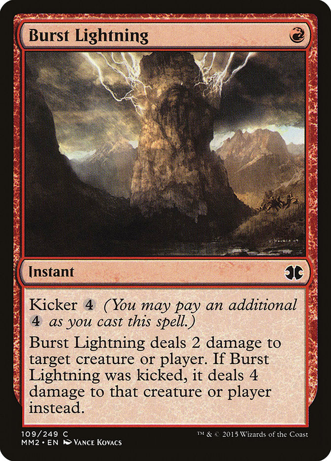 Burst Lightning [Modern Masters 2015] | Tables and Towers