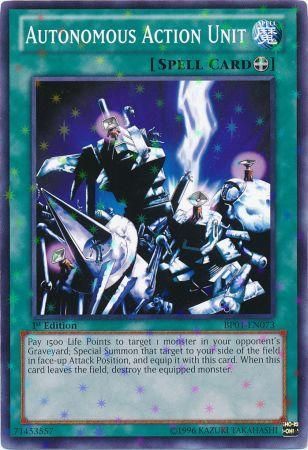 Autonomous Action Unit [BP01-EN073] Starfoil Rare | Tables and Towers