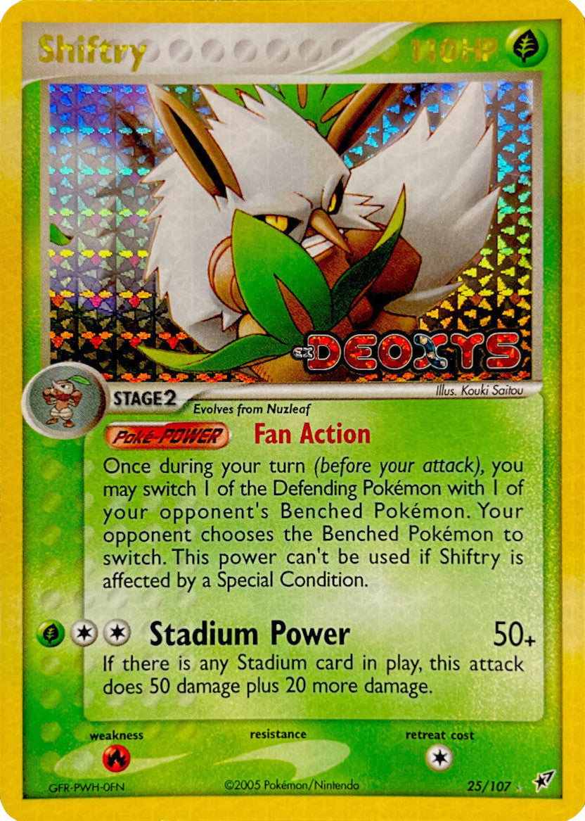 Shiftry (25/107) (Stamped) [EX: Deoxys] | Tables and Towers