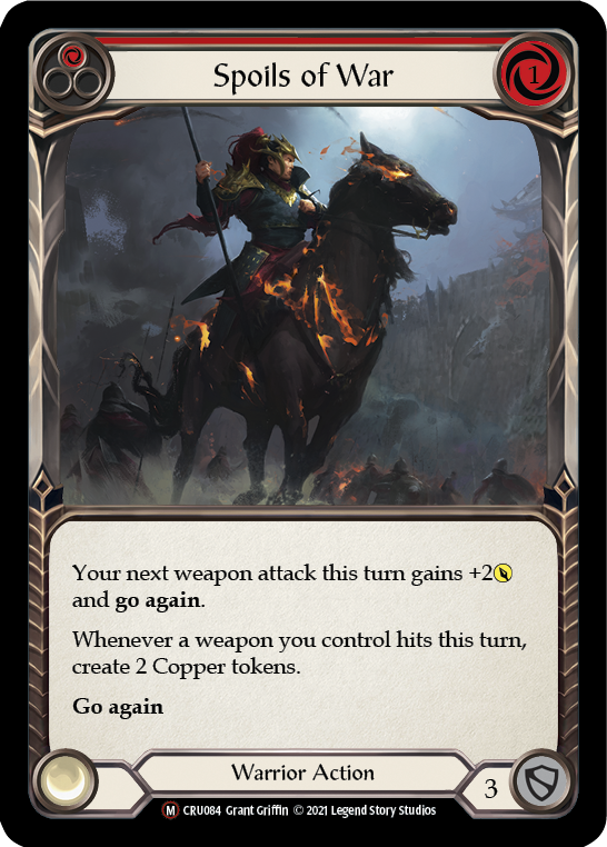 Spoils of War [U-CRU084] (Crucible of War Unlimited)  Unlimited Rainbow Foil | Tables and Towers