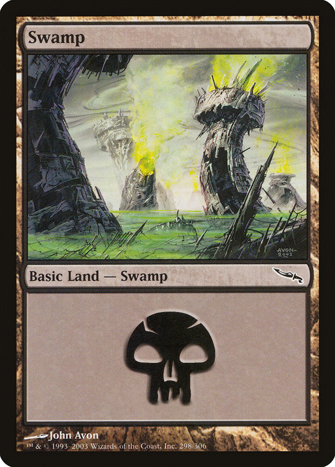 Swamp (298) [Mirrodin] | Tables and Towers