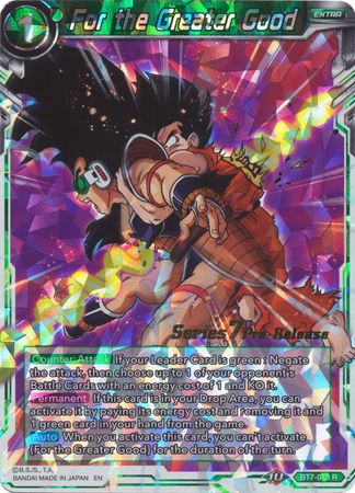 For the Greater Good (BT7-073_PR) [Assault of the Saiyans Prerelease Promos] | Tables and Towers