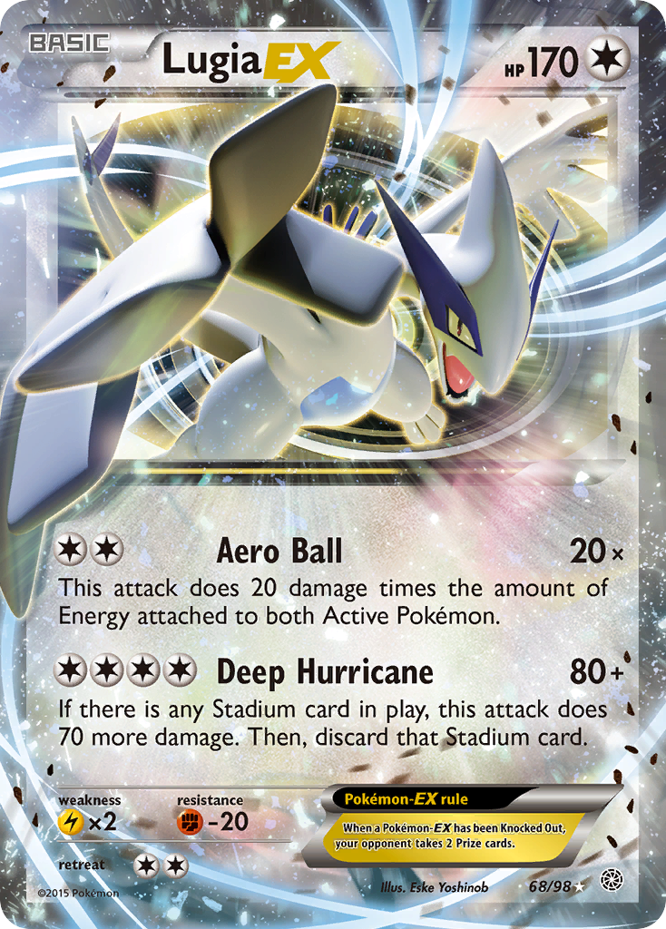 Lugia EX (68/98) [XY: Ancient Origins] | Tables and Towers