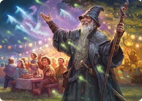 Gandalf, Friend of the Shire Art Card [The Lord of the Rings: Tales of Middle-earth Art Series] | Tables and Towers