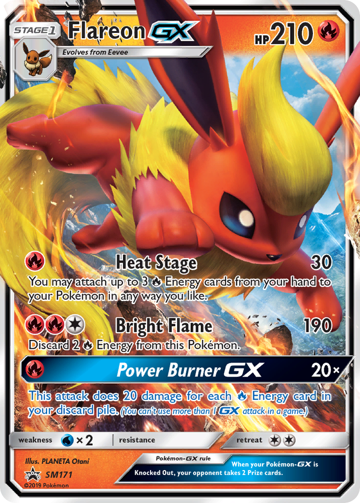 Flareon GX (SM171) [Sun & Moon: Black Star Promos] | Tables and Towers