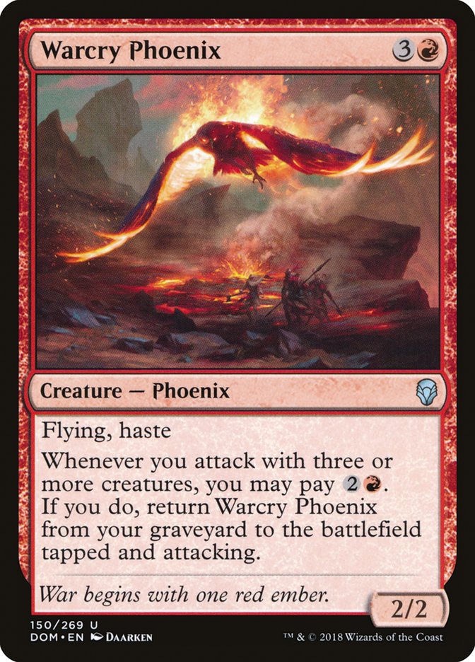 Warcry Phoenix [Dominaria] | Tables and Towers