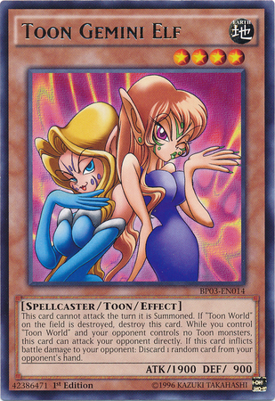 Toon Gemini Elf [BP03-EN014] Rare | Tables and Towers