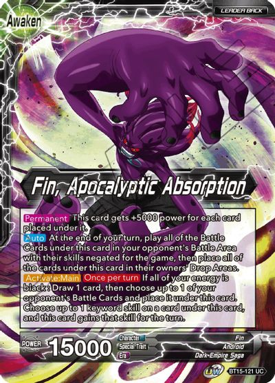 Fin // Fin, Apocalyptic Absorption (BT15-121) [Saiyan Showdown] | Tables and Towers