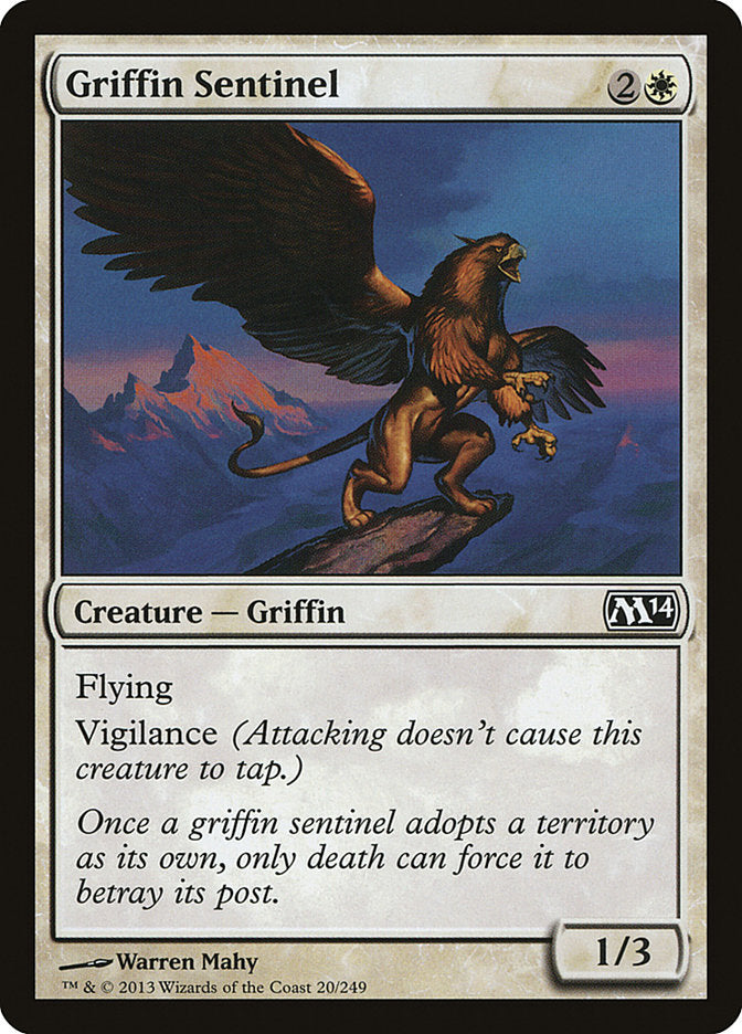 Griffin Sentinel [Magic 2014] | Tables and Towers