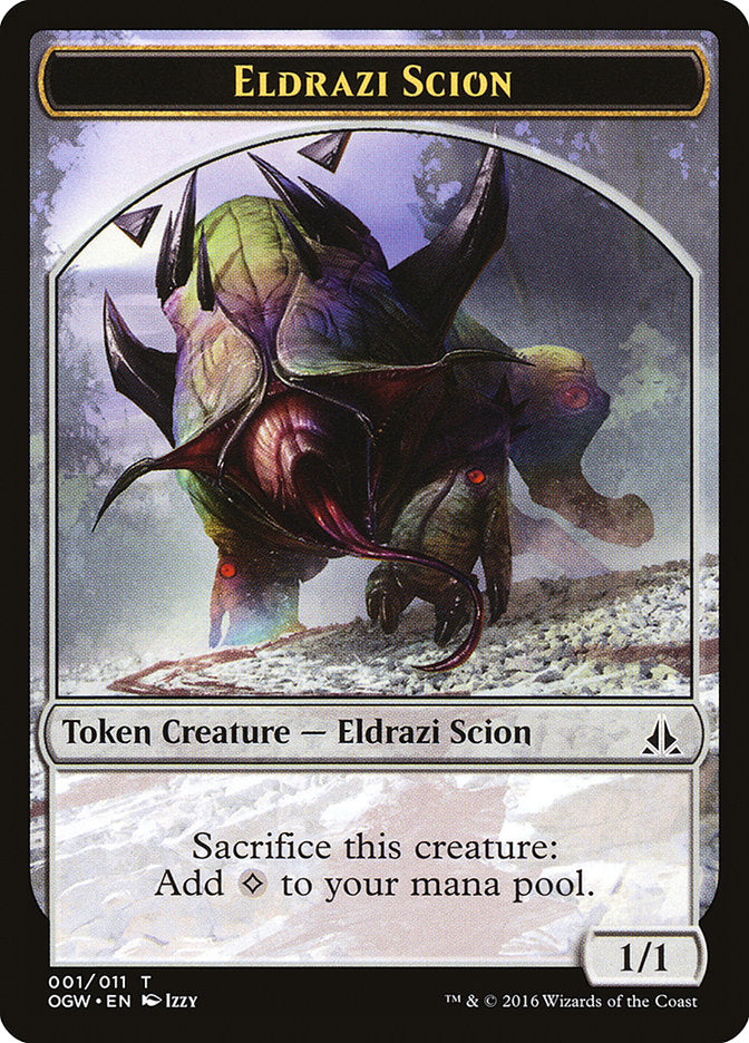 Eldrazi Scion Token (001/011) [Oath of the Gatewatch Tokens] | Tables and Towers