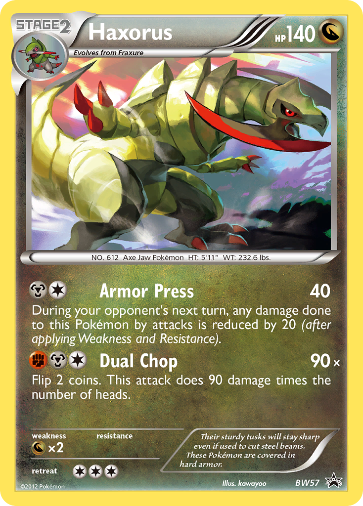 Haxorus (BW57) [Black & White: Black Star Promos] | Tables and Towers