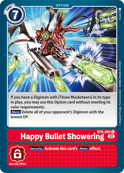 Happy Bullet Showering [BT6-095] [Double Diamond] | Tables and Towers