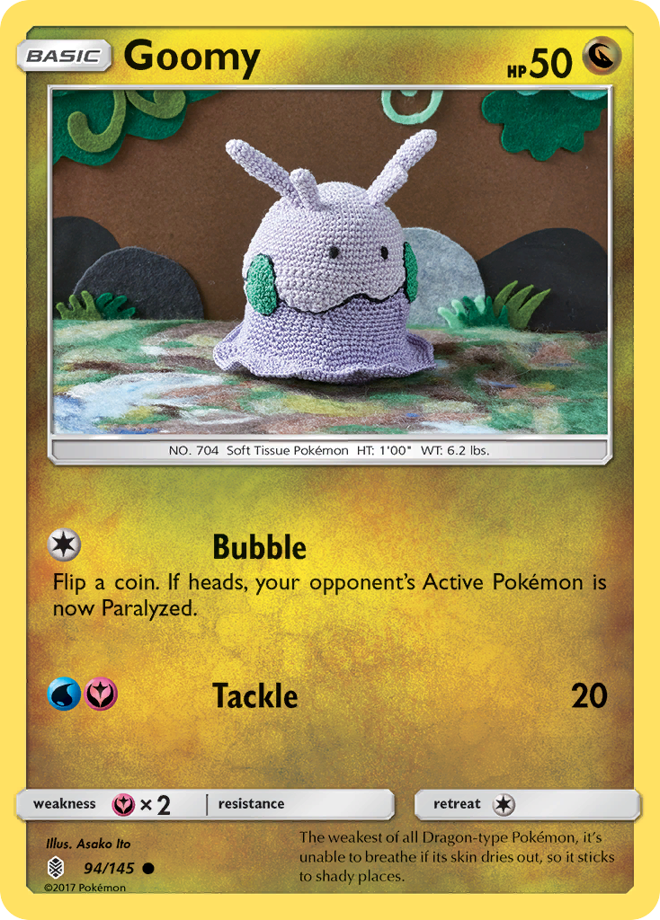 Goomy (94/145) [Sun & Moon: Guardians Rising] | Tables and Towers