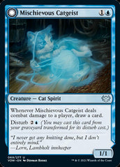 Mischievous Catgeist // Catlike Curiosity [Innistrad: Crimson Vow] | Tables and Towers