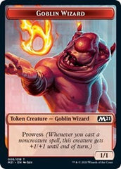 Goblin Wizard // Treasure Double-Sided Token [Core Set 2021 Tokens] | Tables and Towers