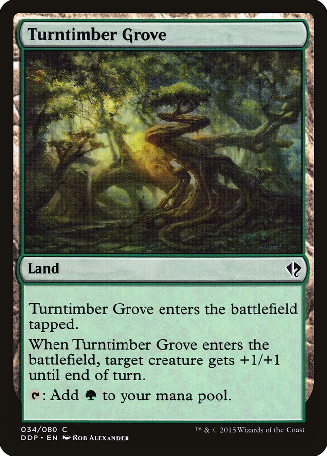 Turntimber Grove [Duel Decks: Zendikar vs. Eldrazi] | Tables and Towers