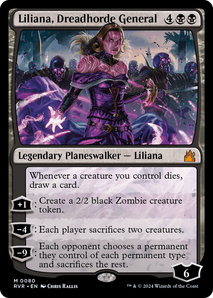 Liliana, Dreadhorde General [Ravnica Remastered] | Tables and Towers