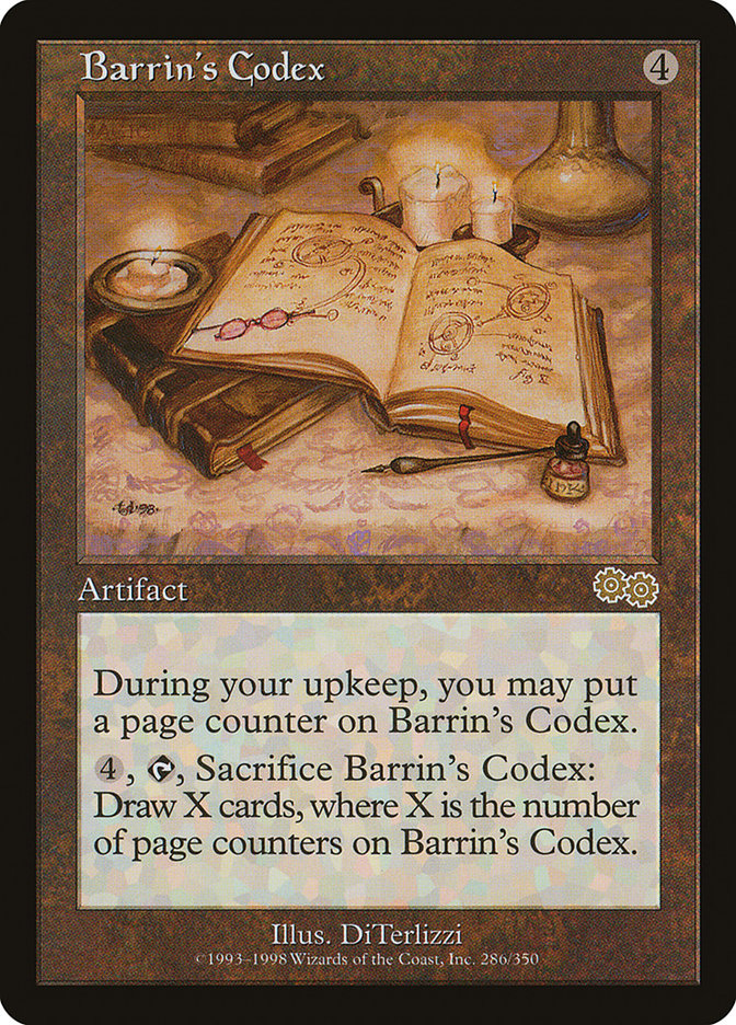 Barrin's Codex [Urza's Saga] | Tables and Towers