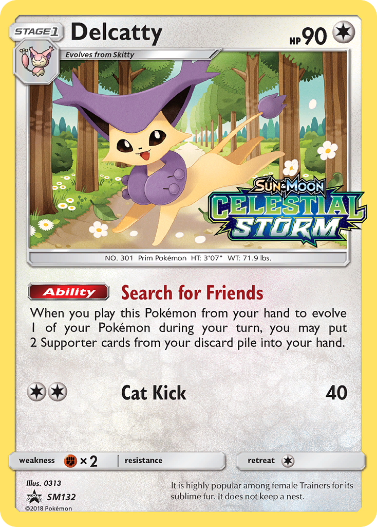 Delcatty (SM132) [Sun & Moon: Black Star Promos] | Tables and Towers