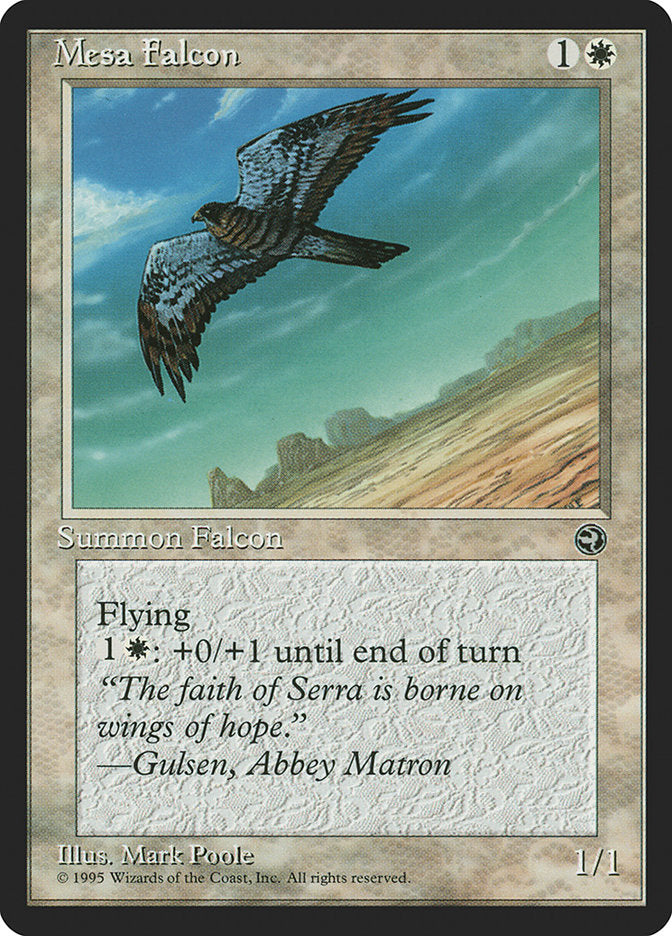 Mesa Falcon (Gulsen Flavor Text) [Homelands] | Tables and Towers