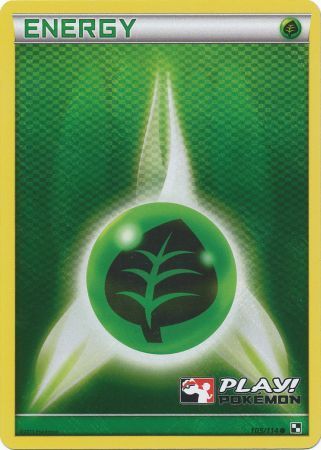 Grass Energy (105/114) (Play Pokemon Promo) [Black & White: Base Set] | Tables and Towers