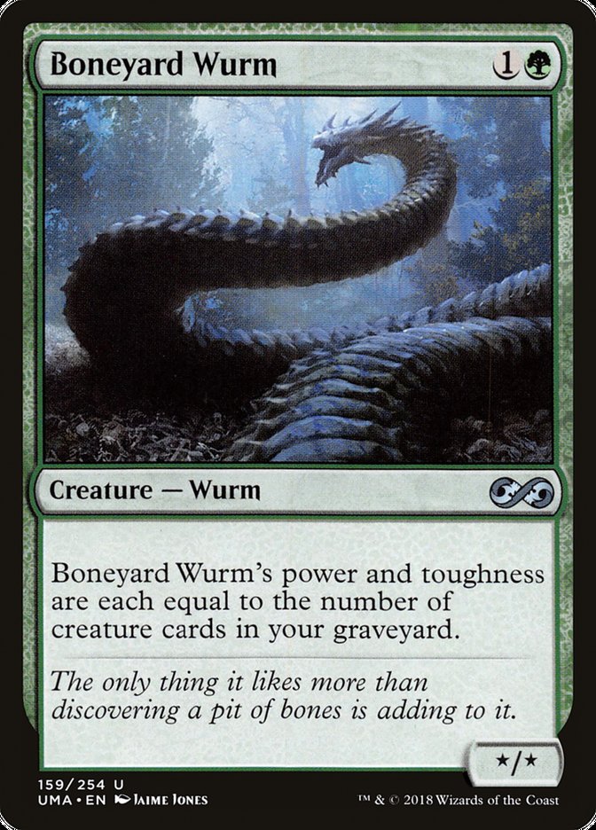 Boneyard Wurm [Ultimate Masters] | Tables and Towers