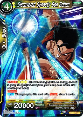 Discovered Dynasty Son Gohan (BT4-083) [Colossal Warfare] | Tables and Towers