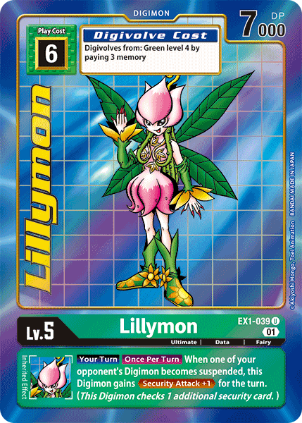 Lillymon [EX1-039] (Alternate Art) [Classic Collection] | Tables and Towers