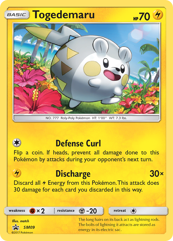 Togedemaru (SM09) [Sun & Moon: Black Star Promos] | Tables and Towers