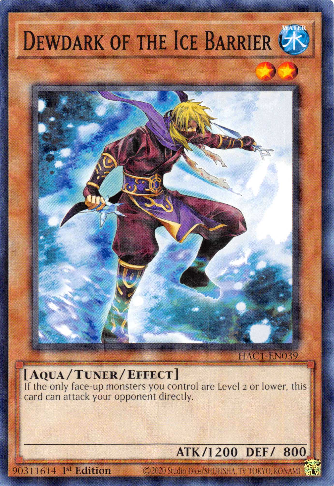 Dewdark of the Ice Barrier [HAC1-EN039] Common | Tables and Towers
